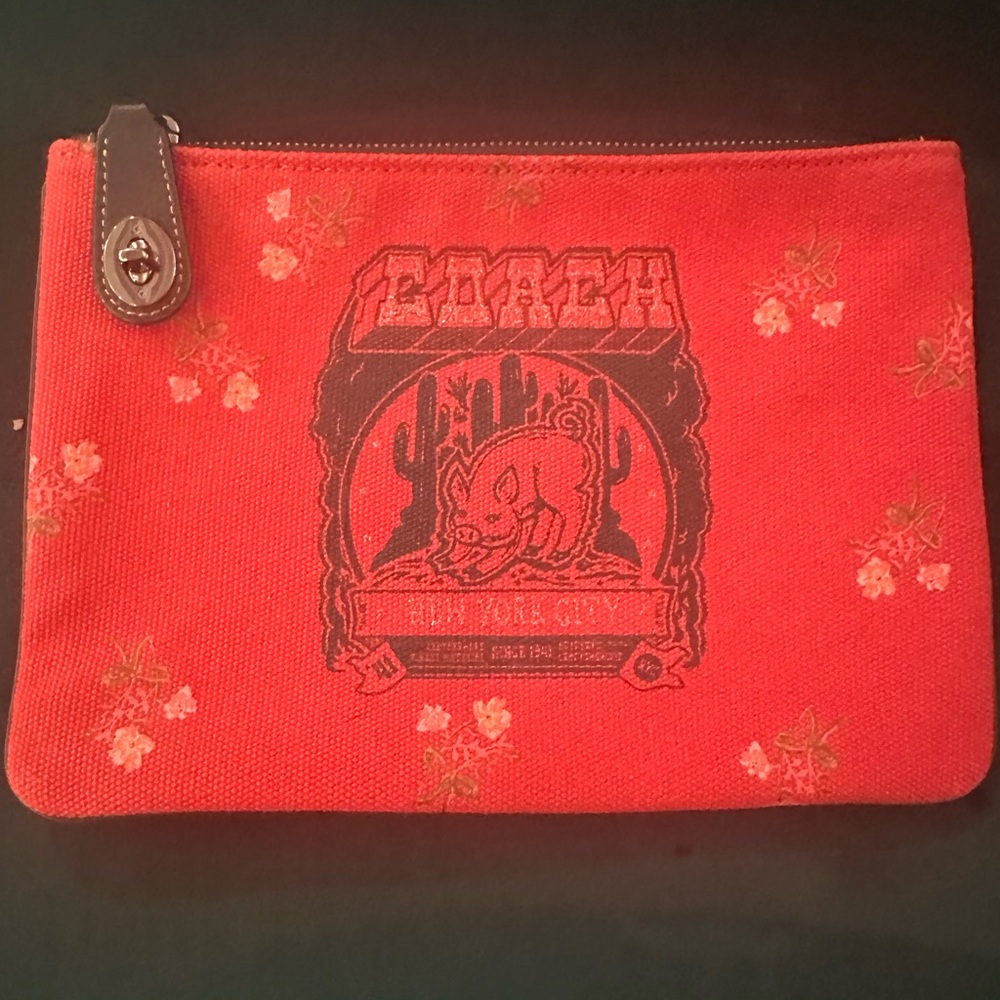 Coach Lunar New Year Turnlock Pouch 26